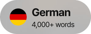 German 4,000+ words