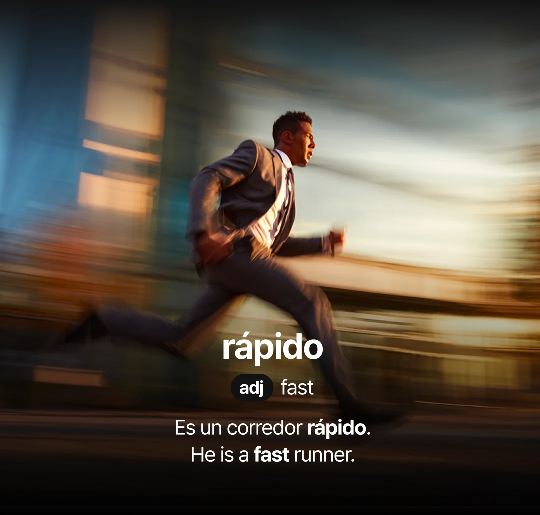 Spanish run card